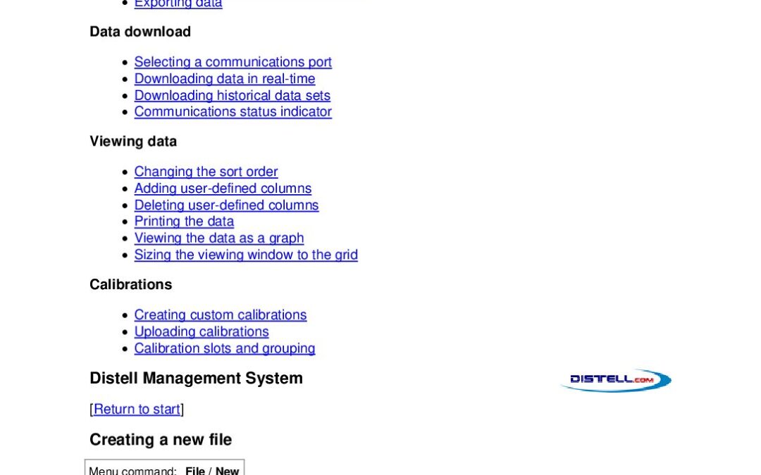 Distell Management System – User Guide | Distell Meat and Fish Fat ...